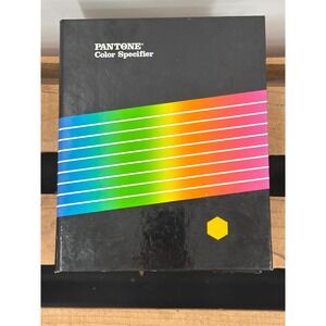 Vtg Pantone Color Specifier 4th Edition 1987 Binder Coated Uncoated Chips AS IS